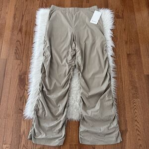 Lululemon Dance Studio Pants Women’s XL Flare High Rise Sheer Oak Slim Fit NWT